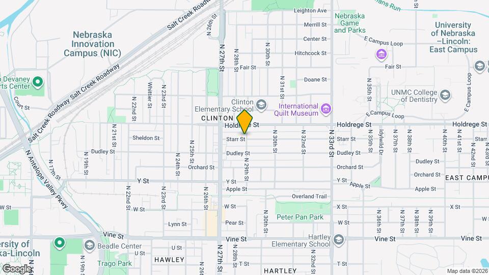 2840 Starr St Mapa y Detalles de la Ubicación