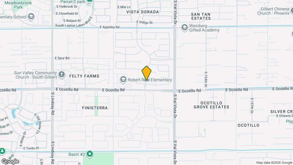 1418 E Blue Spruce Ln Map and Location Details