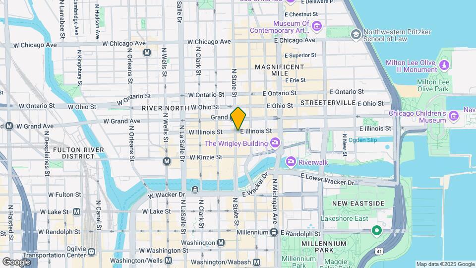 447 N State St Map and Location Details