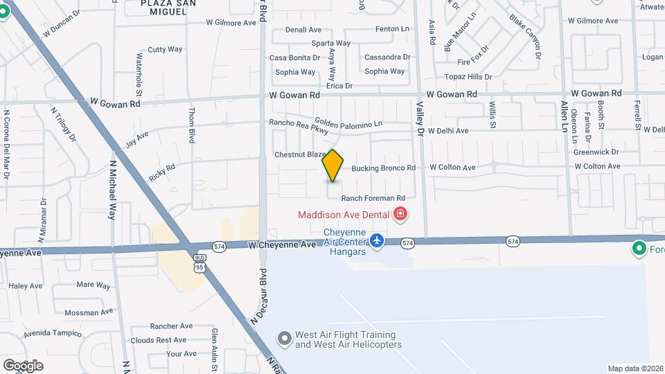 3328 Strawberry Roan Rd Map and Location Details