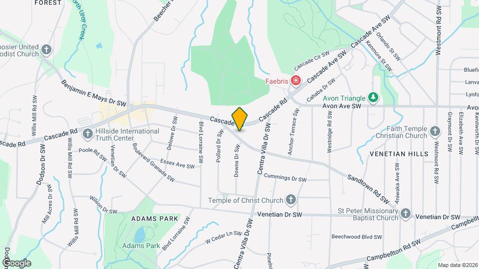 2069 Sandtown Rd SW, Unit RM1-Tommy Mapa y Detalles de la Ubicación