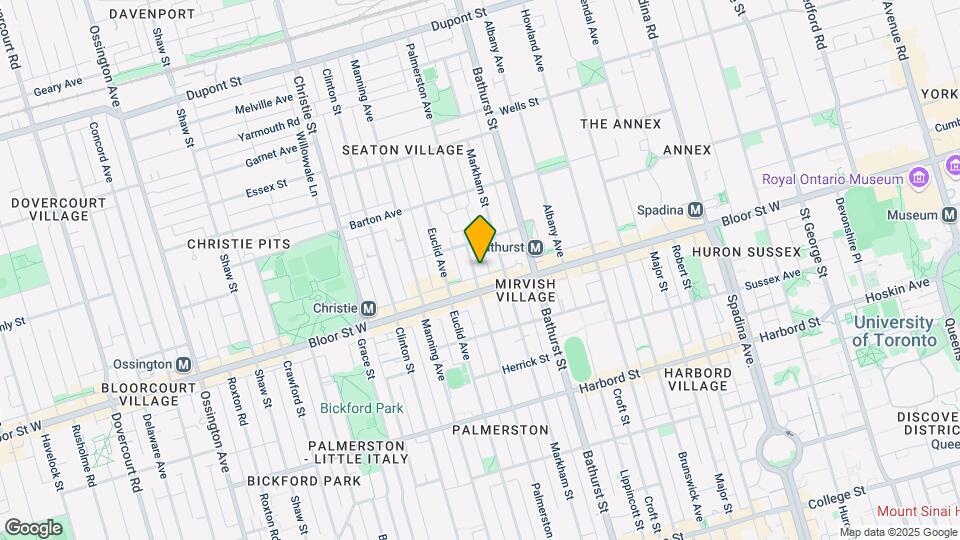 561 Palmerston Av Map and Location Details