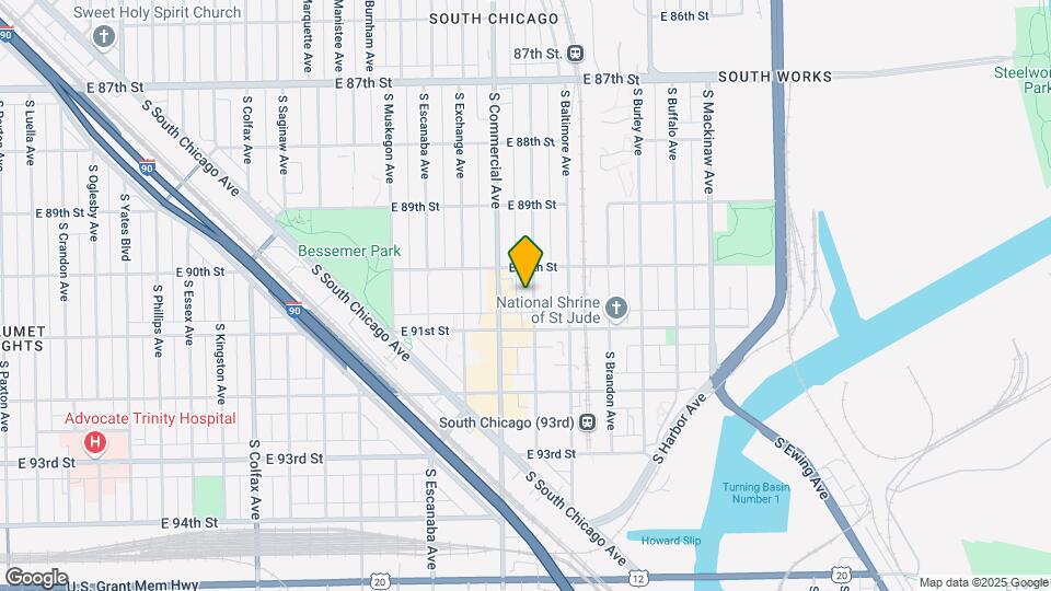 9026 S Houston Ave Map and Location Details