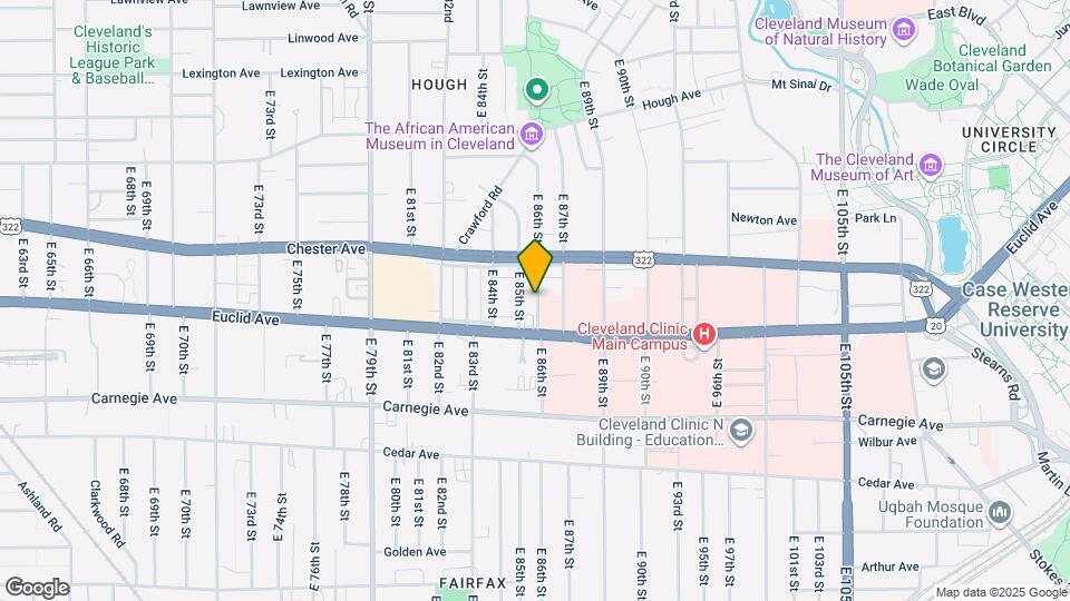 1928 E 86th St Map and Location Details