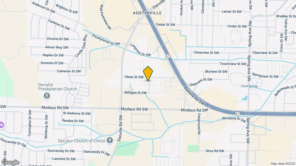 1802 Ororke Ln SW Map and Location Details