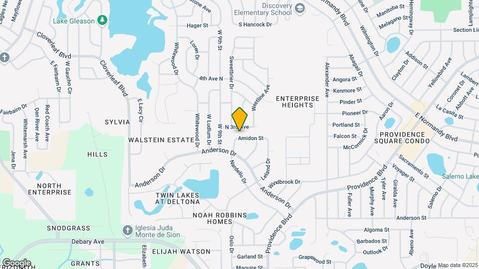810 Amidon St Map and Location Details