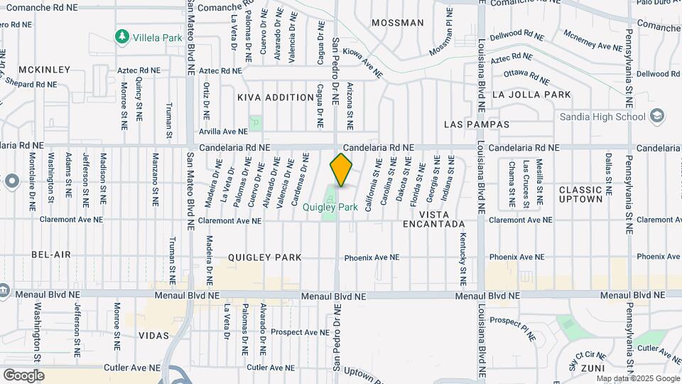 2836 San Pedro Dr NE Map and Location Details