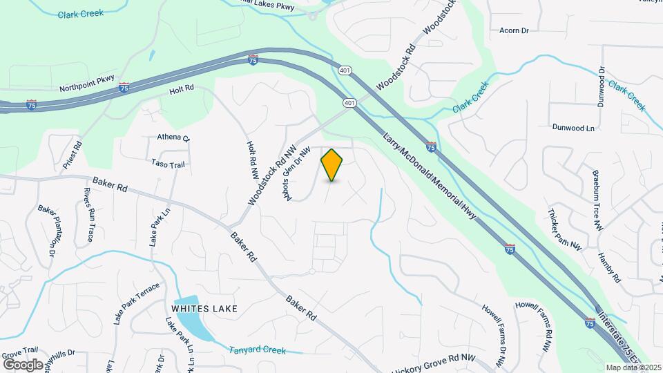 4960 Abbotts Glen Trail NW Map and Location Details