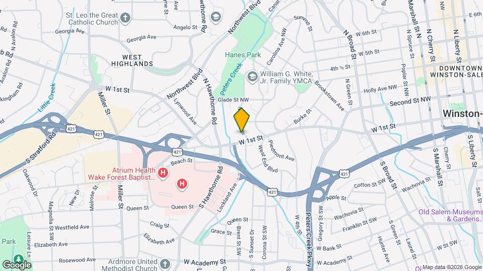 116 N Sunset Dr Map and Location Details