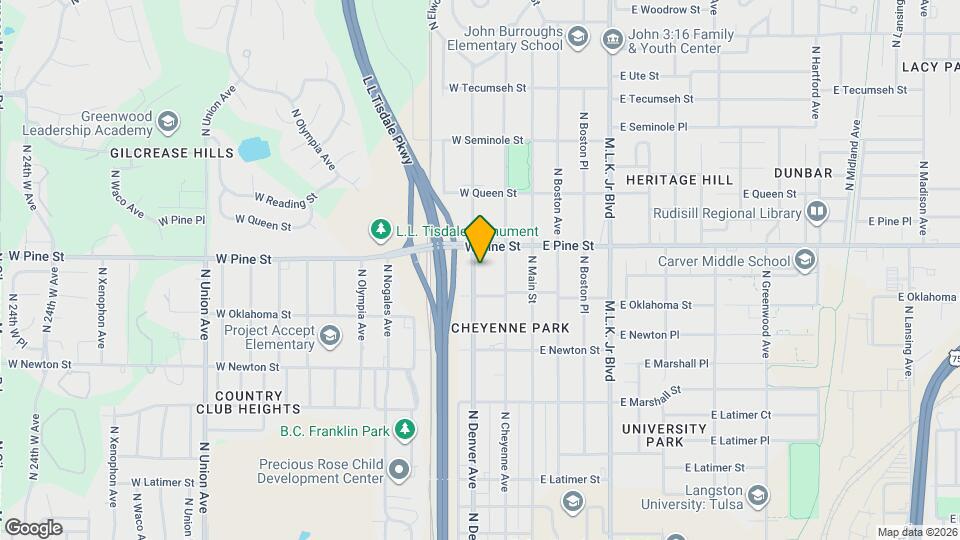 1425 N Denver Ave Map and Location Details