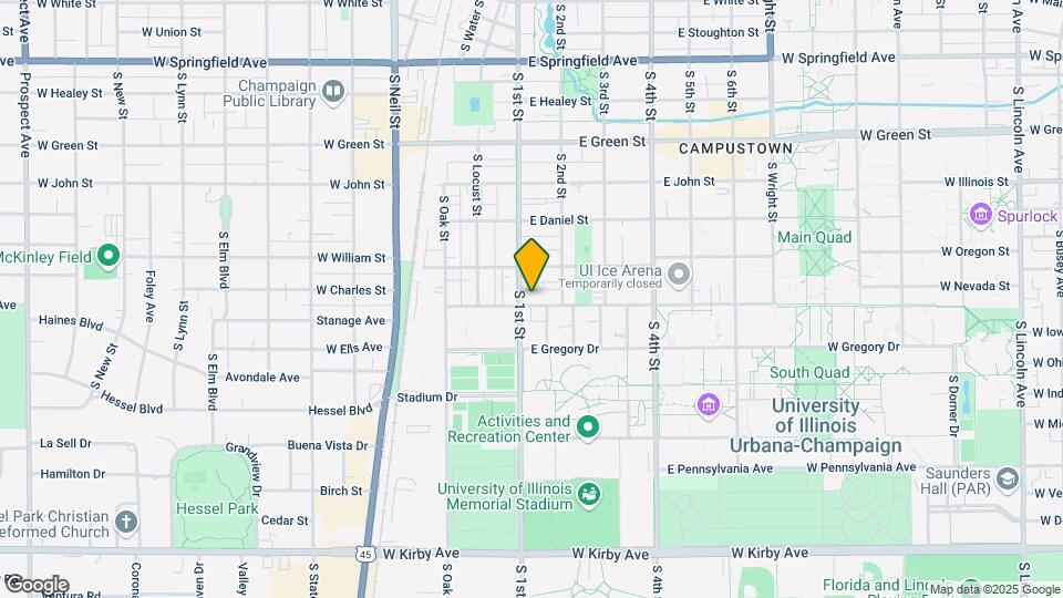 104 E. Armory Map and Location Details