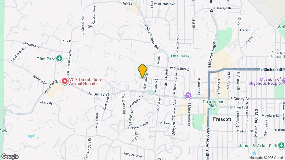 138 N Willow St Map and Location Details