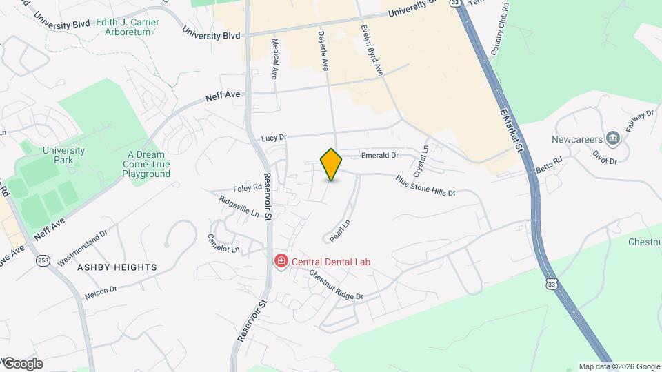 2222 Deyerle Ave Map and Location Details