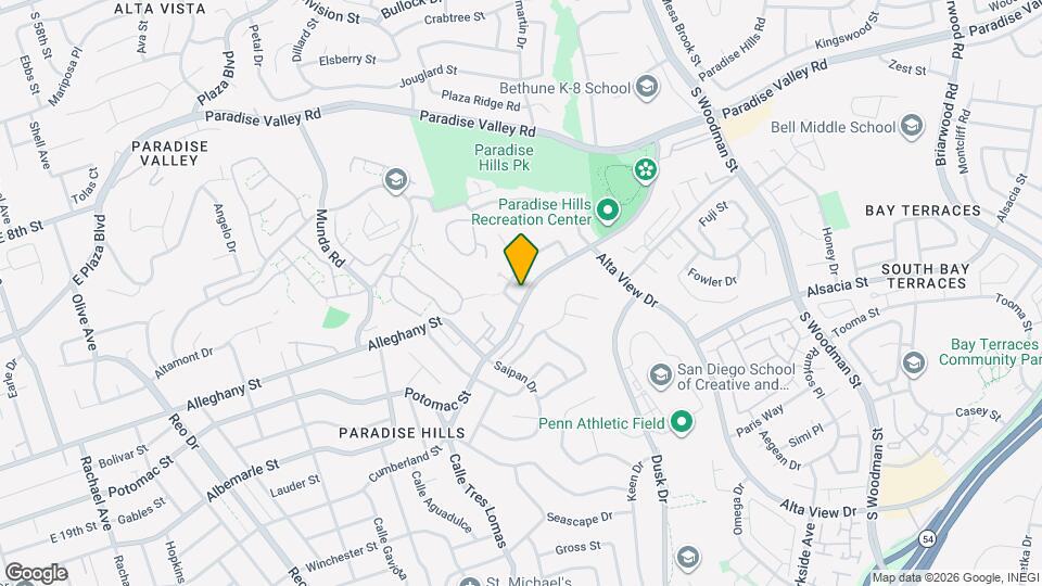 6412 Potomac St Map and Location Details