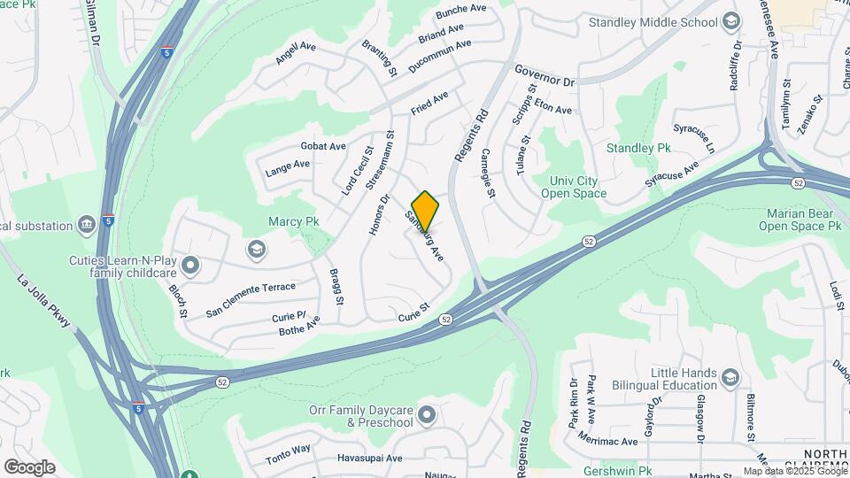 5540 Sandburg Ave Map and Location Details