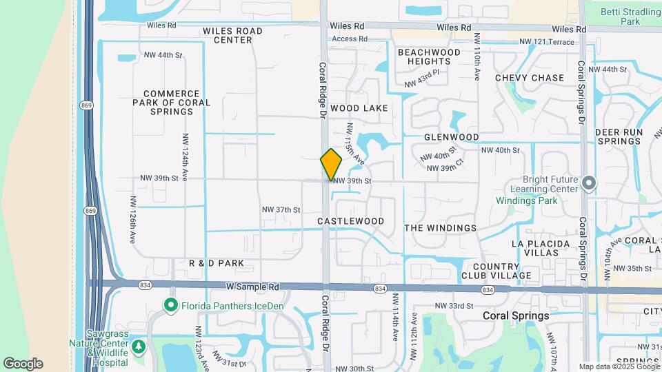 11680 NW 39th St Map and Location Details