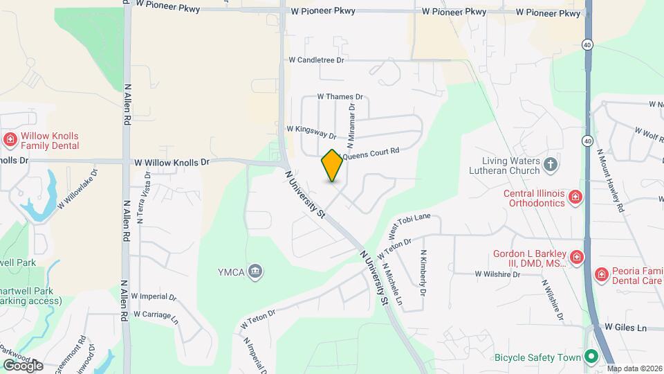 1710 W Tiffany Ct, Unit A Map and Location Details