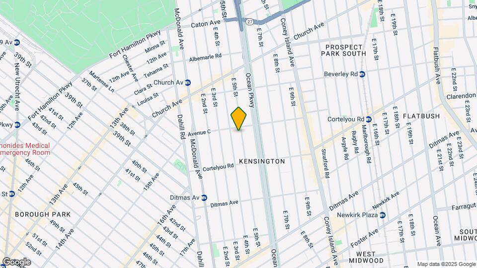 502 E 5th St Map and Location Details