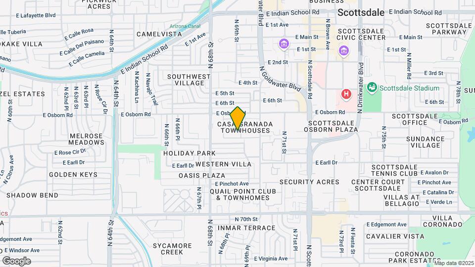 6917 E Osborn Rd Mapa y Detalles de la Ubicación