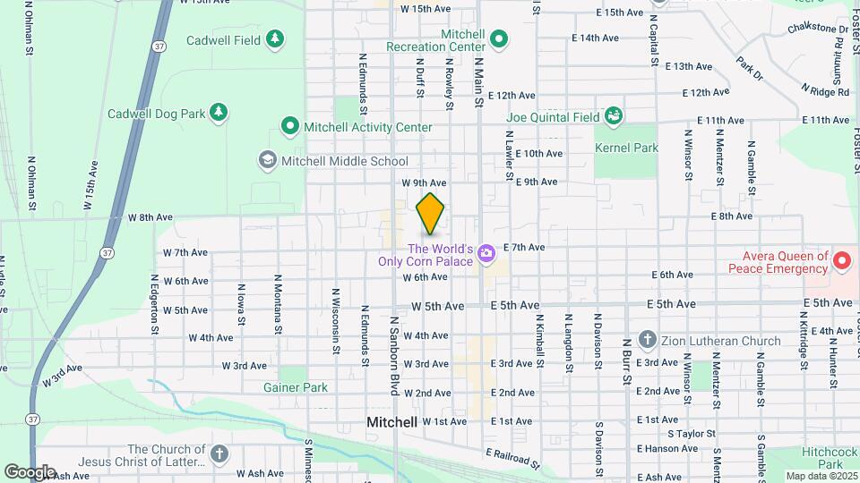 216 W 7th Ave Map and Location Details