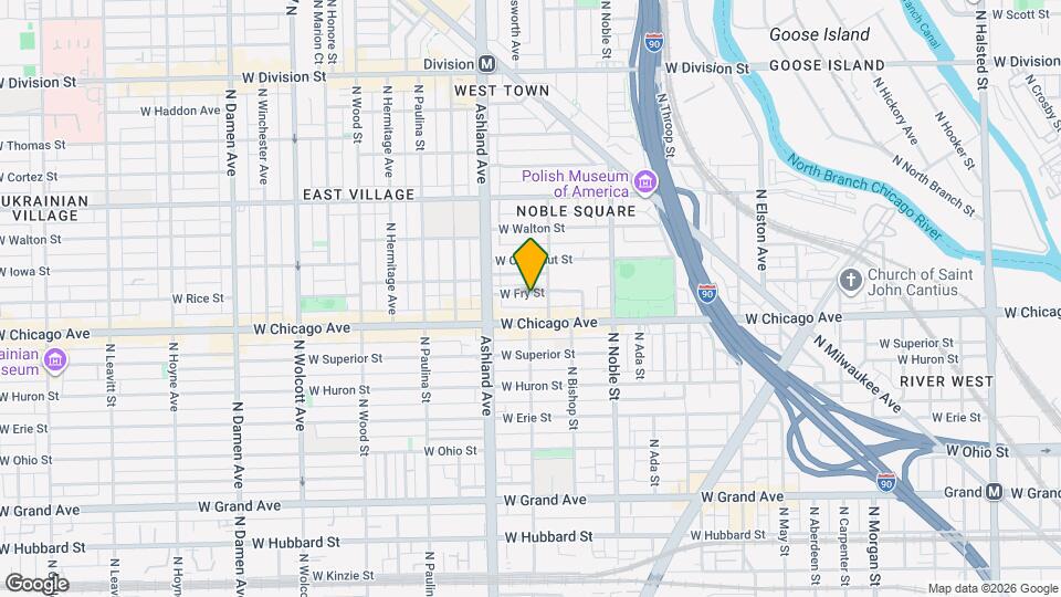 1517 W Fry St Map and Location Details
