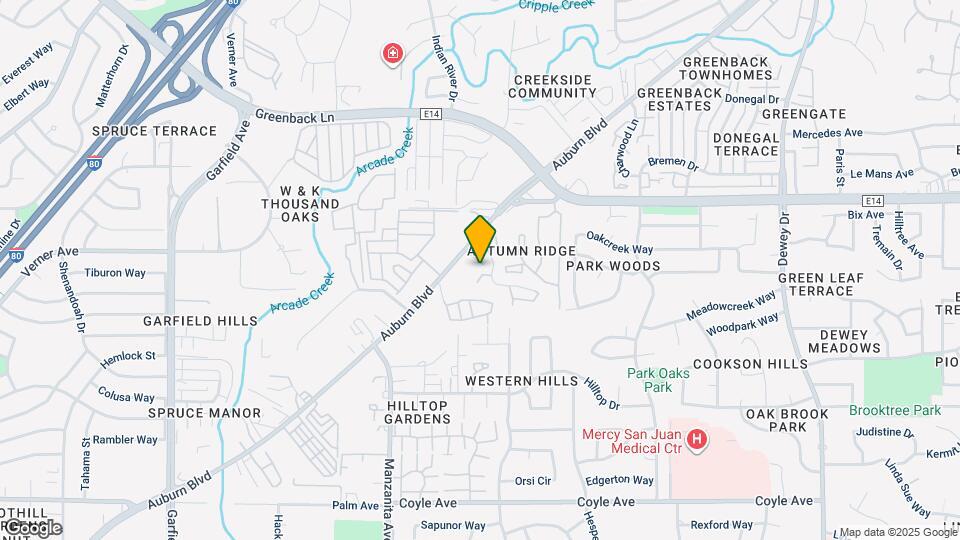 Shadow Creek Condominiums Mapa y Detalles de la Ubicación