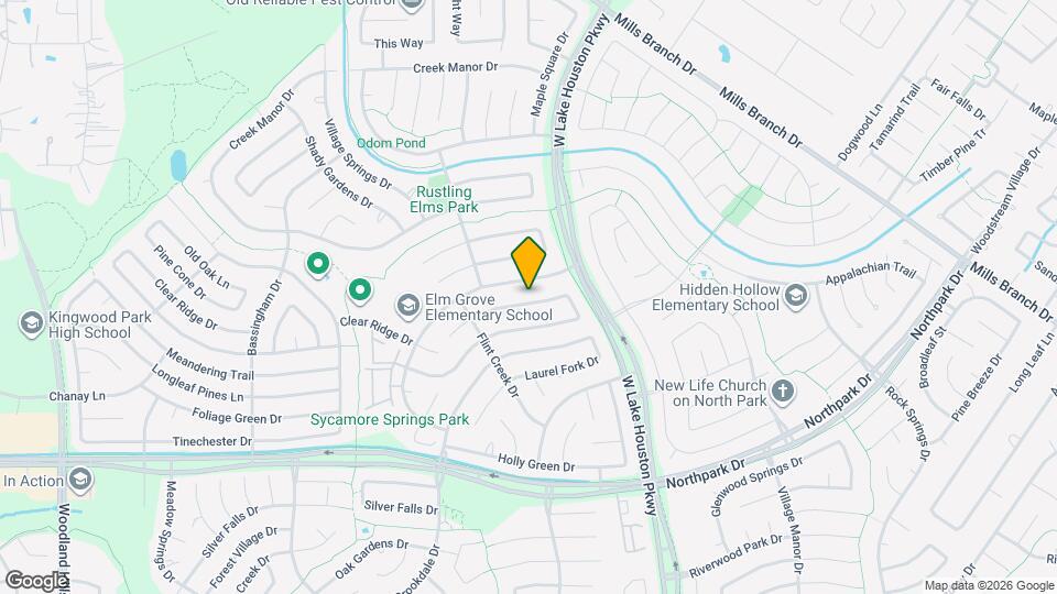 3219 Glen Spring Dr Map and Location Details