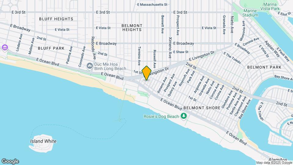 Belmont Shores Map and Location Details