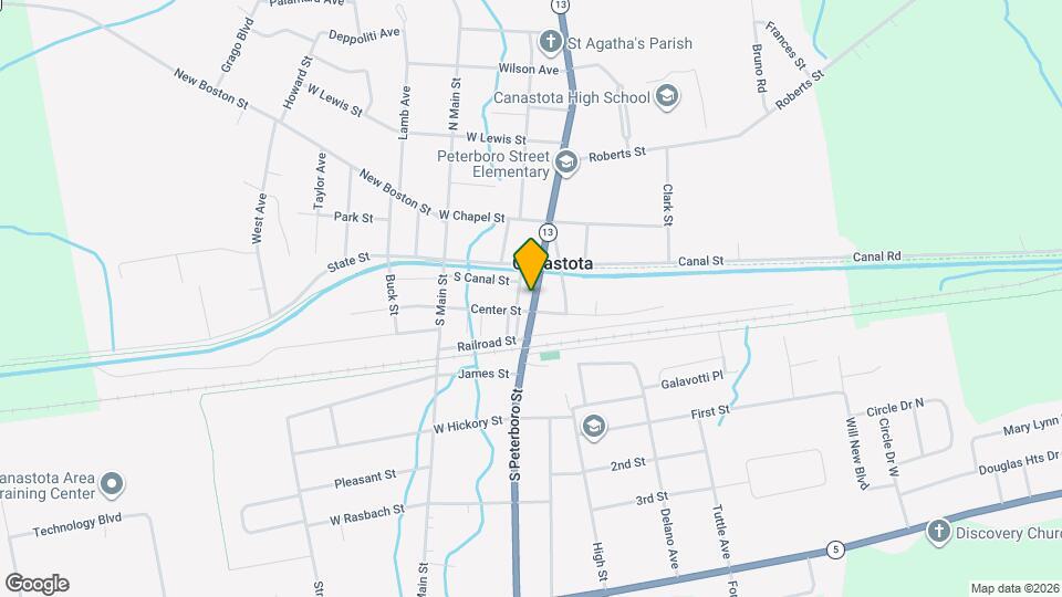 137 S Peterboro St Map and Location Details