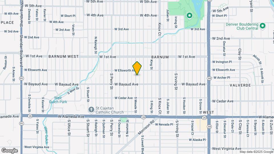 38 S Meade St Map and Location Details
