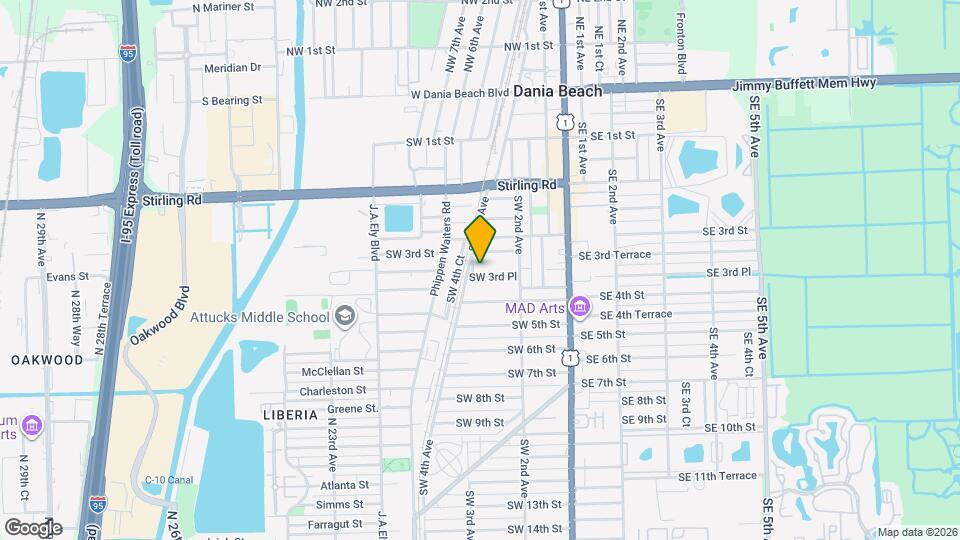 244 SW 3rd Pl Map and Location Details