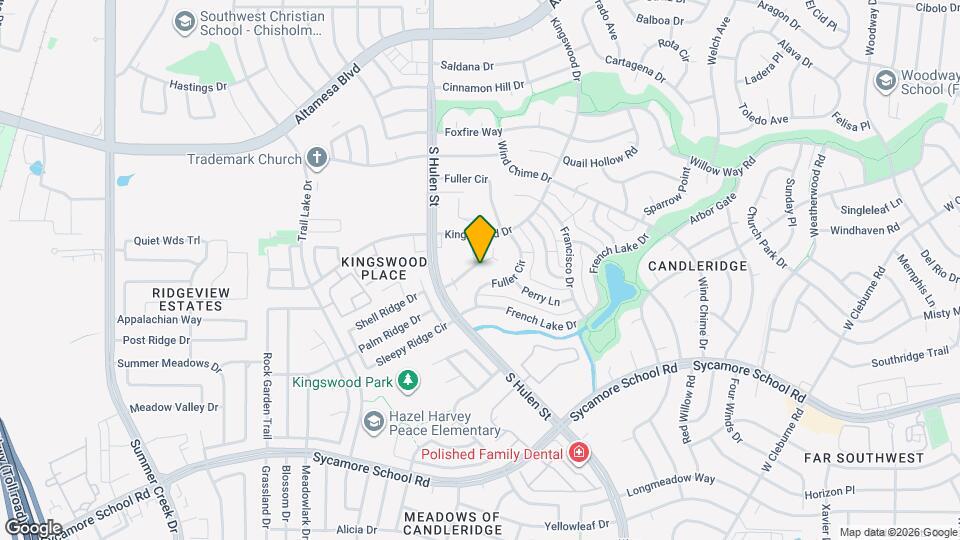 4421 Tall Meadow Ln Map and Location Details