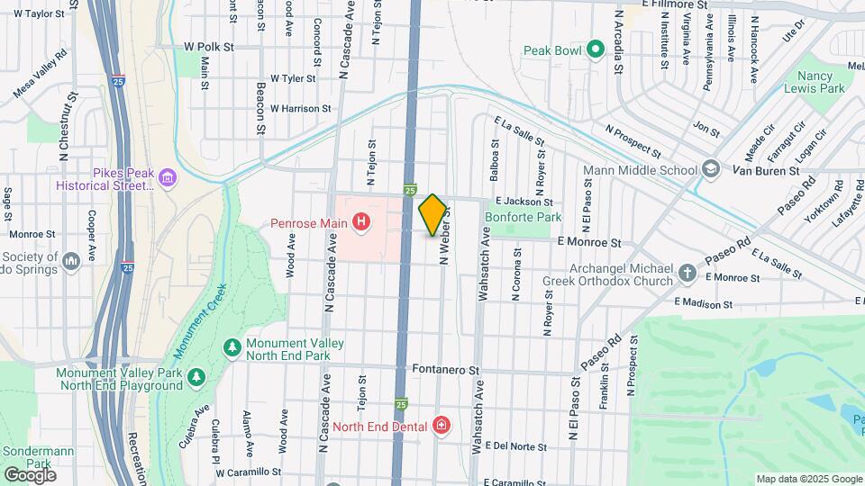 2230 N Weber St Map and Location Details