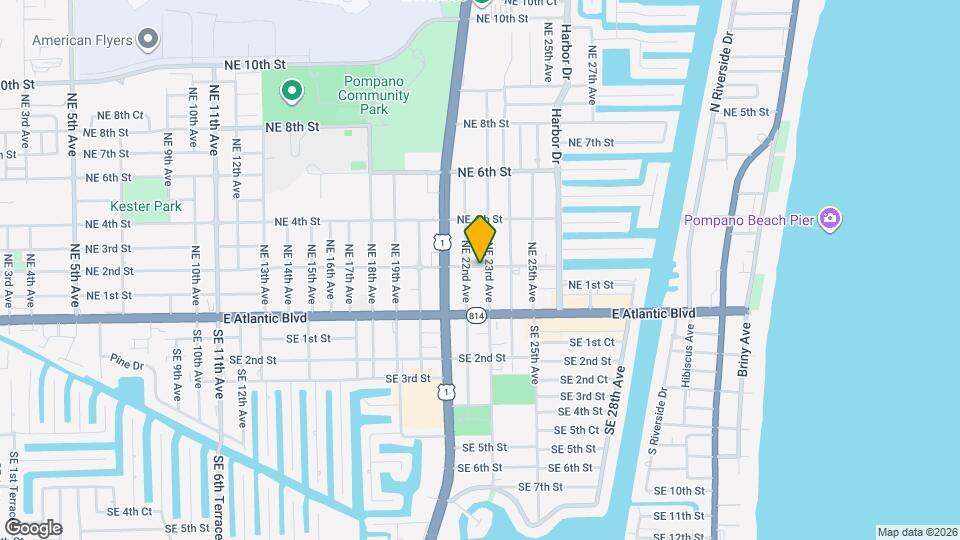 2224 NE 2nd St Map and Location Details