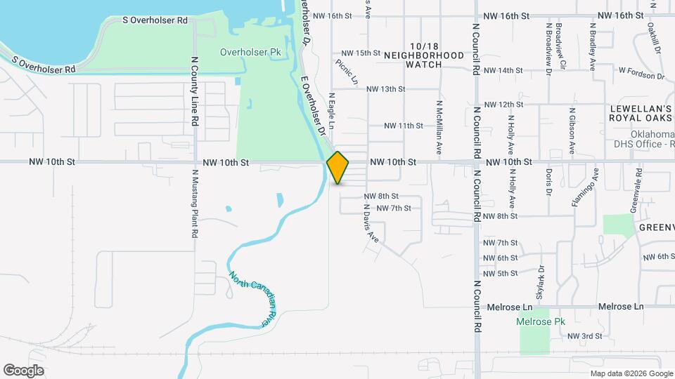 819 N Eagle Ln Map and Location Details