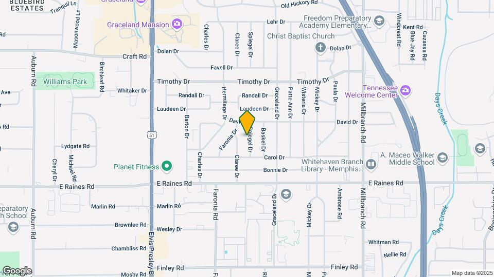 Spacious 3-Bedroom, 2-Bath Home for Rent! Map and Location Details