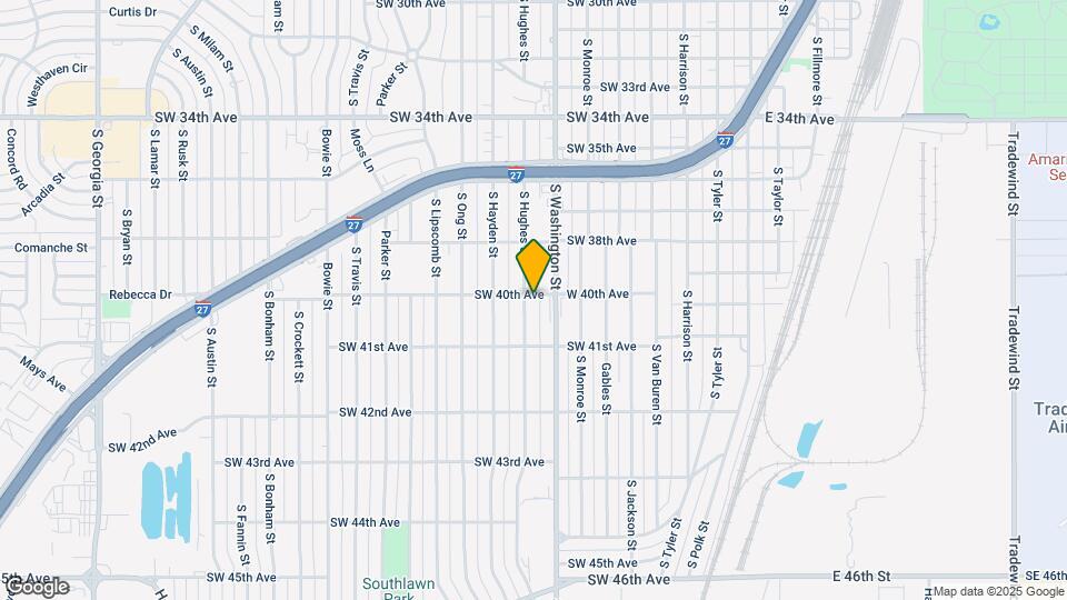 4001 S Hughes St Map and Location Details