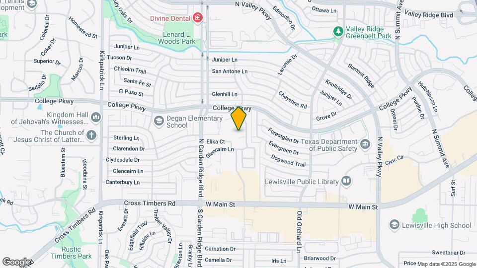 1513 Diamond Creek Ct Mapa y Detalles de la Ubicación