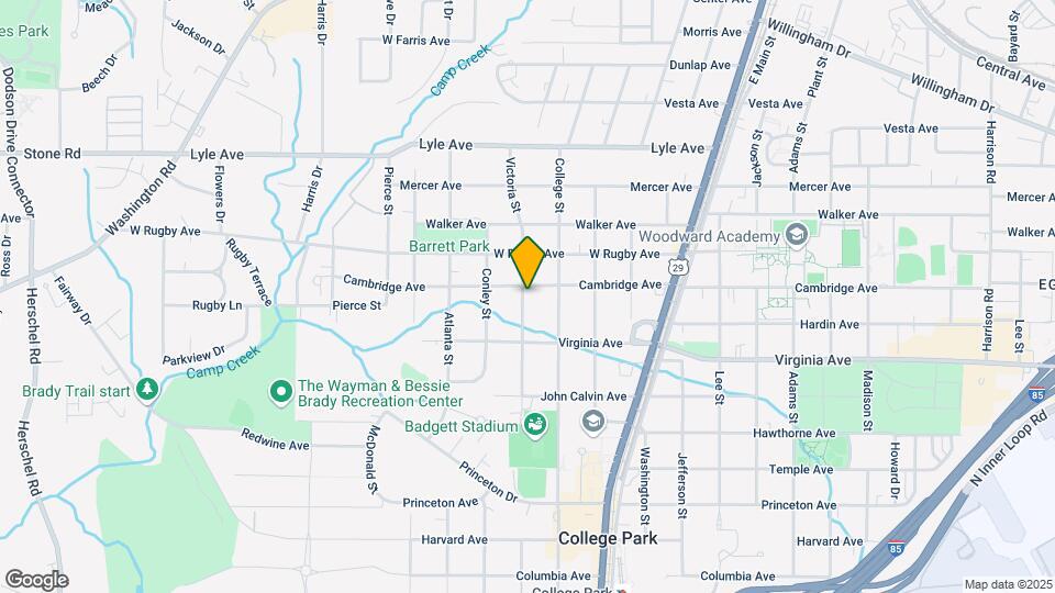 1938 Cambridge Ave Map and Location Details