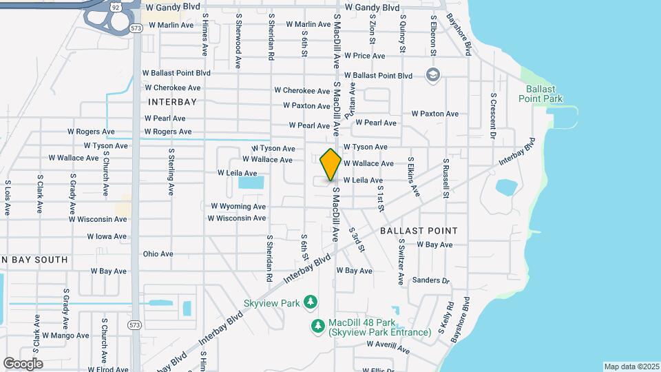 5701 S MacDill Ave Map and Location Details