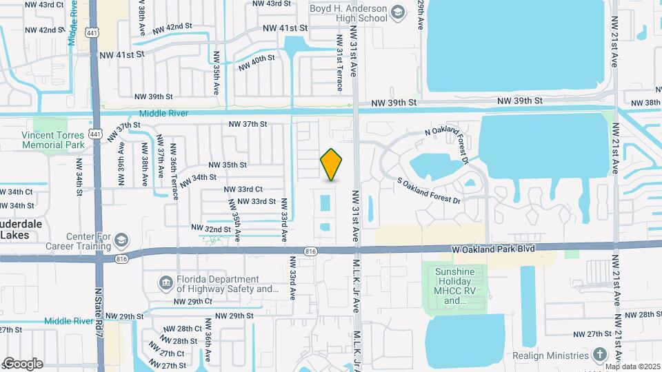 3161 NW 33rd St Map and Location Details