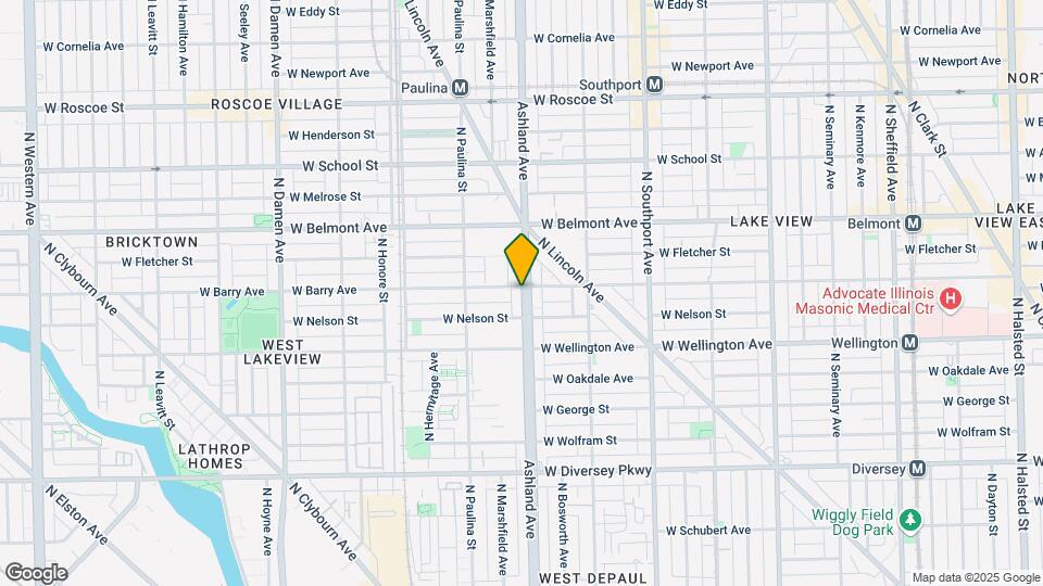3052-3056 N Ashland Ave Map and Location Details