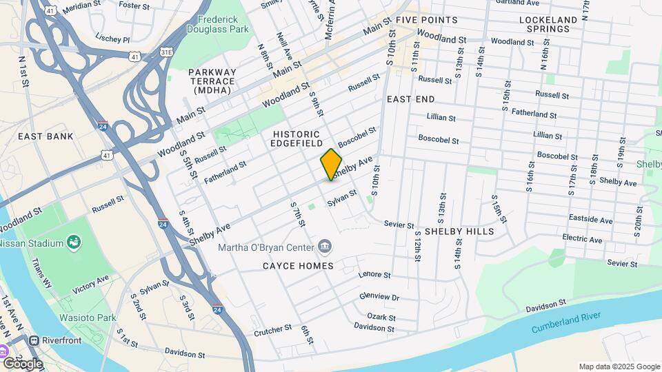 806 Shelby Ave Mapa y Detalles de la Ubicación