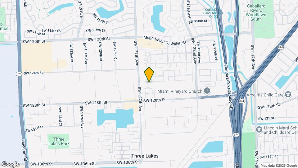12562 SW 125th Terrace Map and Location Details
