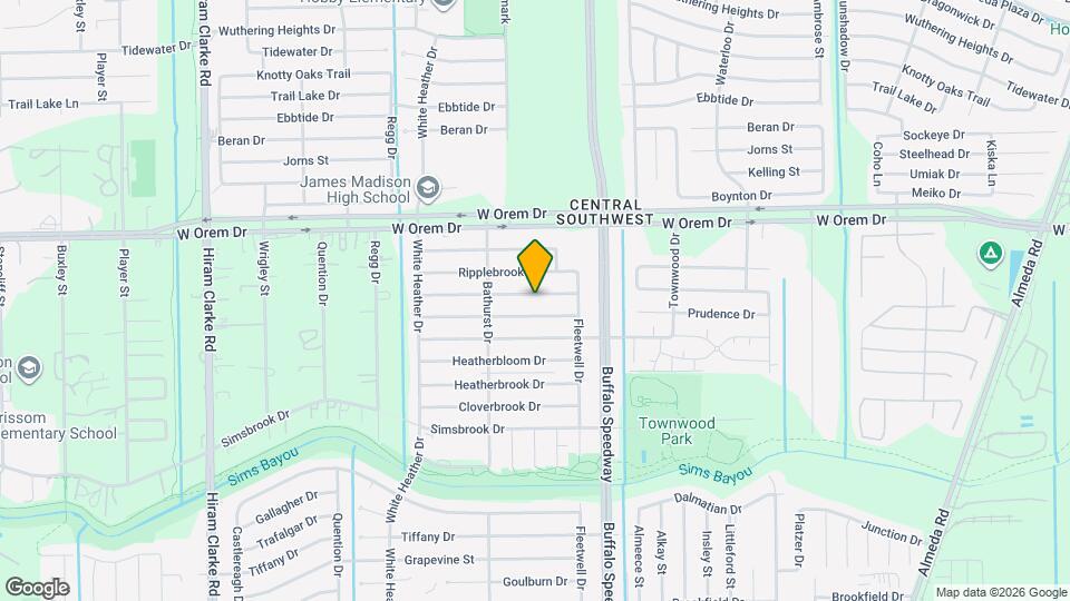 3803 Westhampton Dr Map and Location Details