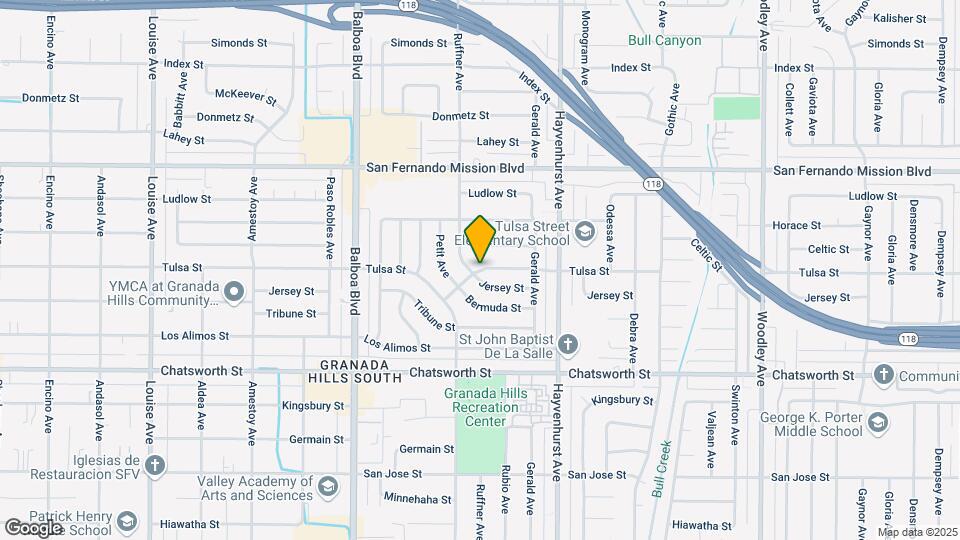 16755 Tulsa St Map and Location Details