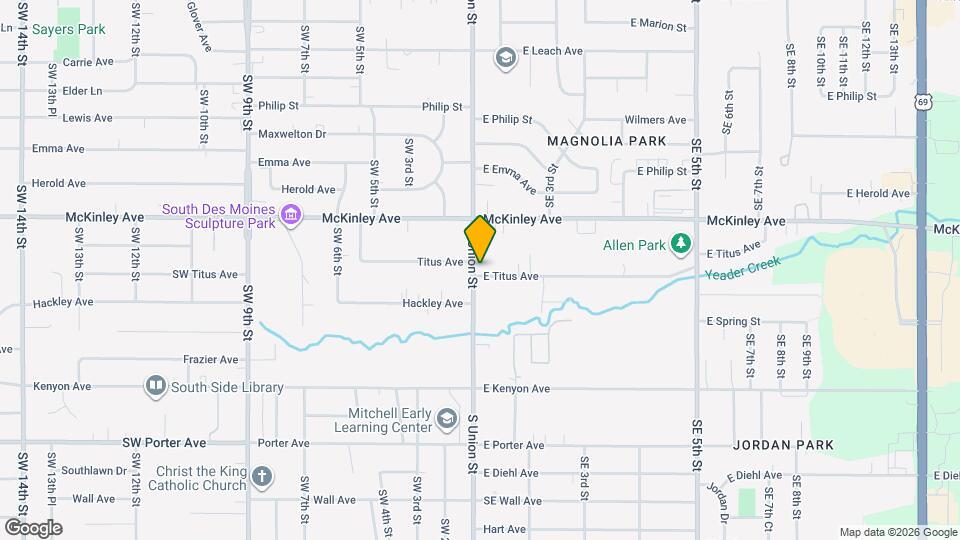 4925 South Union St Mapa y Detalles de la Ubicación