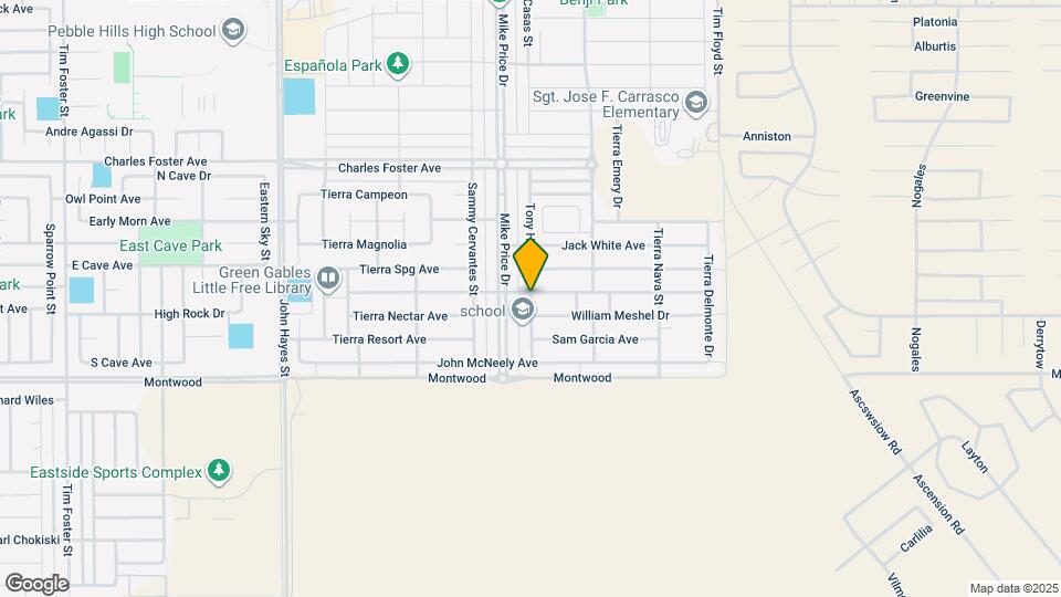 2301 Tony Harper St Map and Location Details
