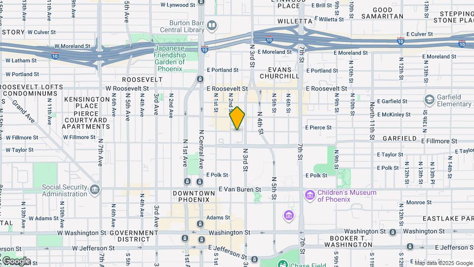 200 E Fillmore St Mapa y Detalles de la Ubicación