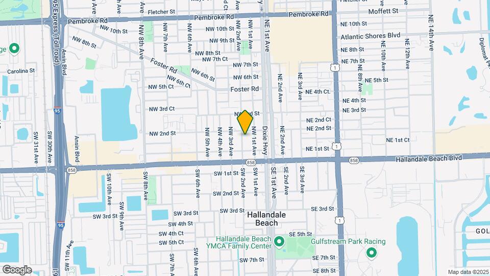 124 NW 2nd Ave Map and Location Details